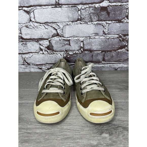 Converse Jack Purcell John Varvatos Limited Edition Green Sneakers Women Sz 6.5M - Picture 2 of 16